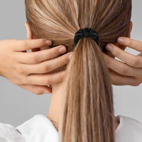 Dingion scrunchies styled in gift box as colorful present for birthdays