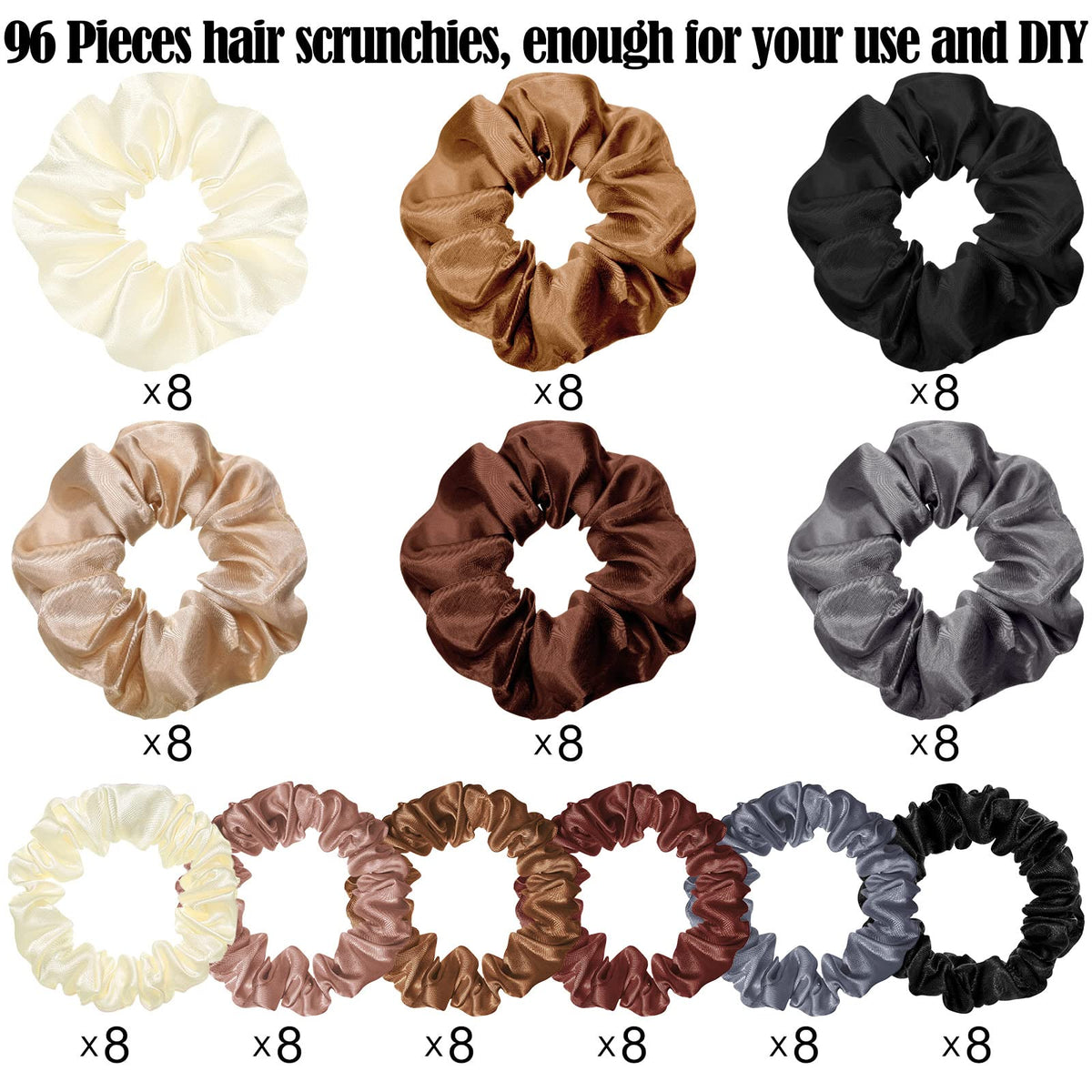 Dingion small scrunchie close-up highlighting compact size and gentle grip