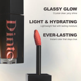 DINTO texture swipe on arm showing blur-glowy finish and lightweight feel