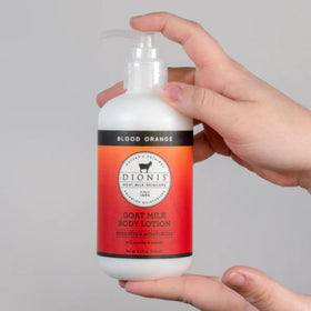 Dionis hand and body cream jar open showing rich creamy texture for dry spots