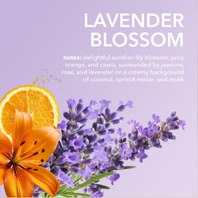 Dionis bottle with lavender sprigs showing gentle scent and calming benefit