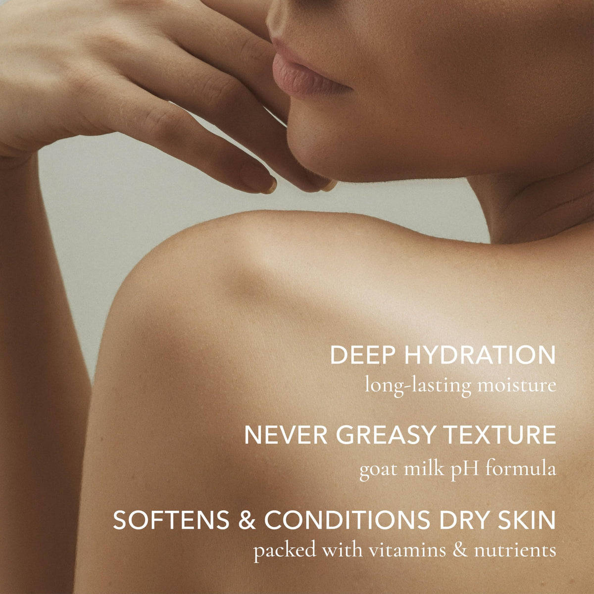 Dionis bottle beside hand showing 8.5 oz size and travel-friendly benefit