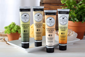 Dionis cream texture close-up showing smooth consistency for fast absorption and moisturization