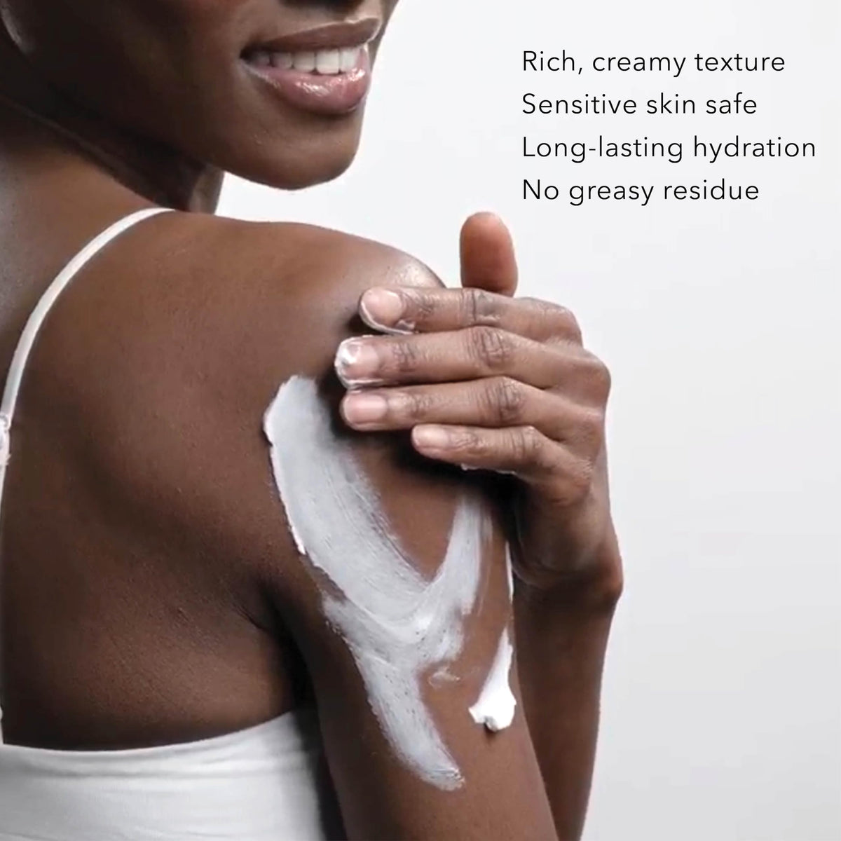 Dionis label detail highlighting clean ingredients and dermatology testing benefit