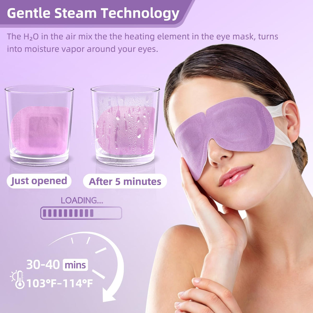 DIOOSVGFH compact masks in a travel bag for on-the-go relief