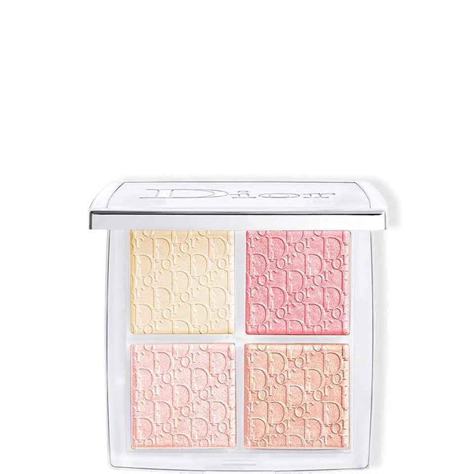 Dior palette front view showing packaging and trio of rose gold shades for versatile radiance