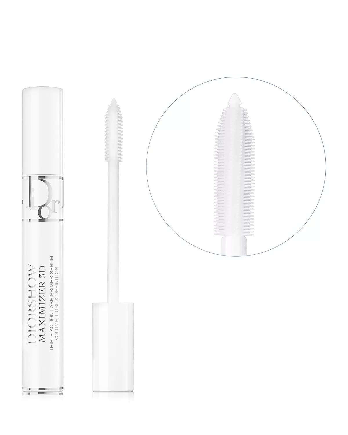 Dior Diorshow Maximizer 3D wand and airy balm texture delivering even lash coating