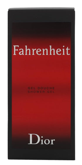 Dior Fahrenheit gel in shower scene showing usage benefit: invigorating clean