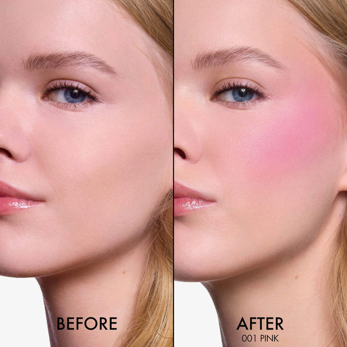 Dior Rosy Glow held in hand to show size and travel-friendly convenience