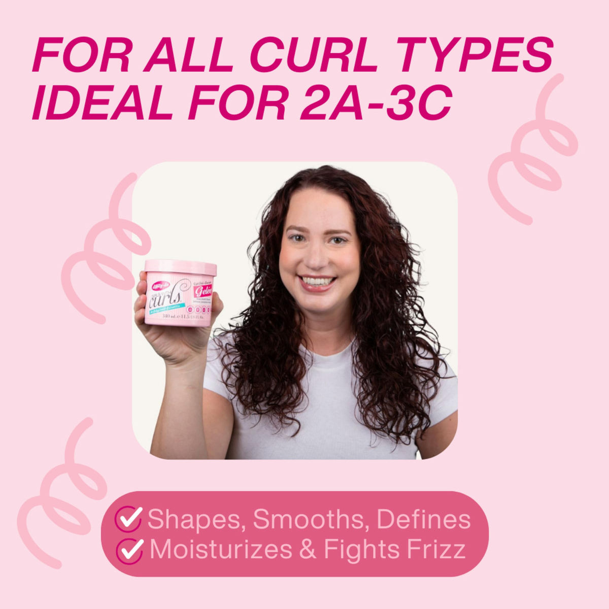 dippity do applied to damp hair demonstrating smooth glide and frizz control