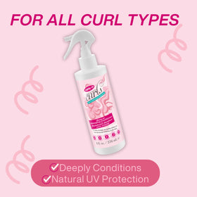 Dippity Do applied to wet hair to detangle and add slip while combing