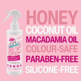 Dippity Do creamy leave-in texture close-up demonstrating smooth application