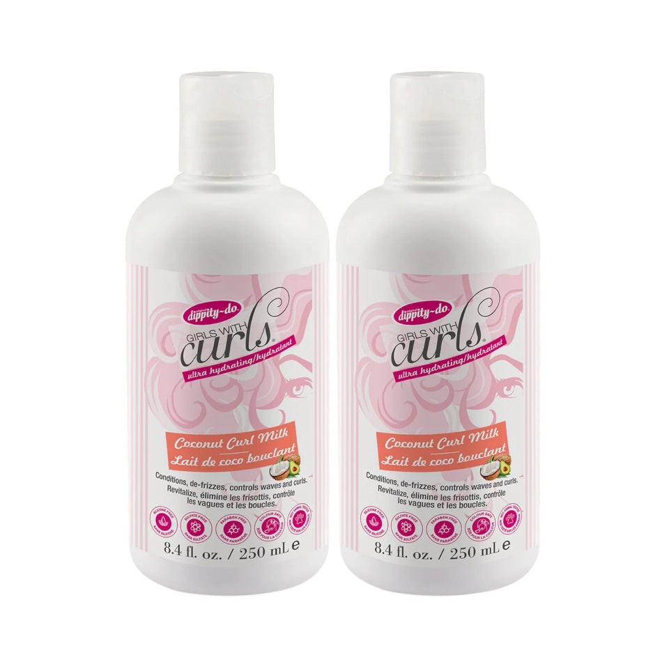 Dippity-Do front packaging showing curl milk for easy shopping
