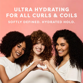 Dippity-Do label ingredients close-up highlighting gentle, sulfate-free formula