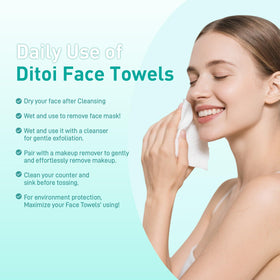 Ditoi smooth-side texture close-up highlighting gentle cleansing benefit