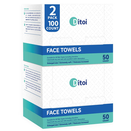 Ditoi front packaging showing 100-count XL towels and benefits