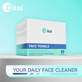 Ditoi towel wiping a pet for gentle, absorbent fur care