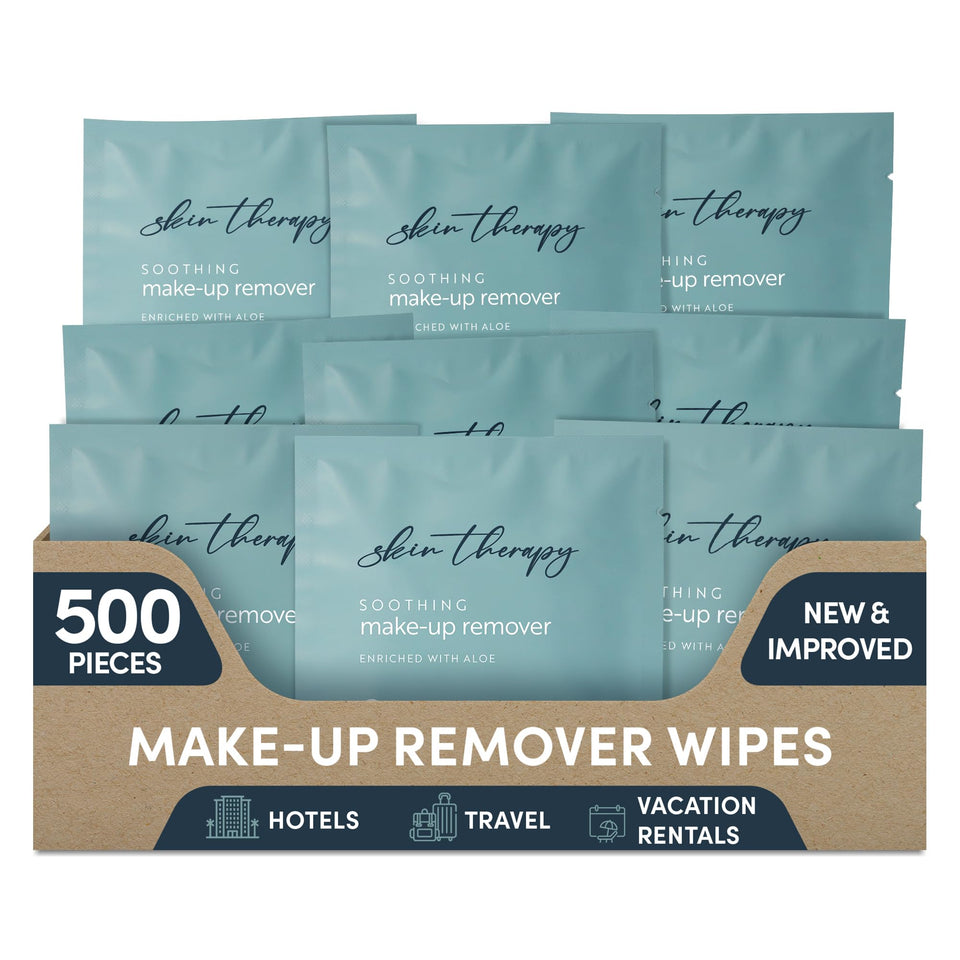 Diversified Hospitality front packaging showing case of 500 sachets, clear bulk supply benefit