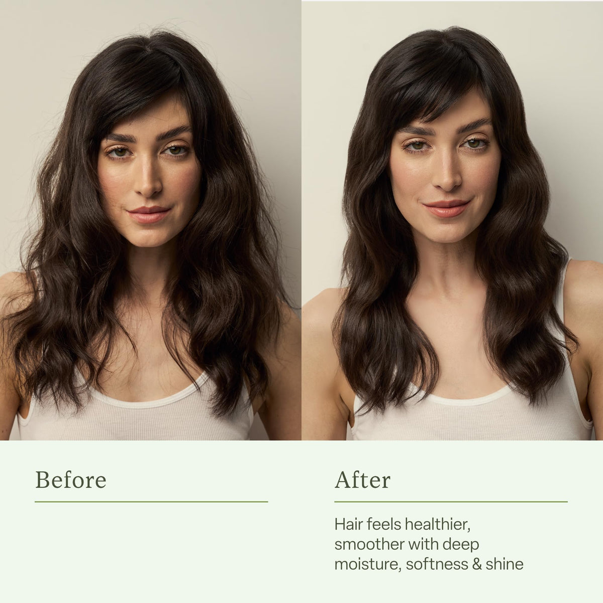 Divi conditioner creamy texture closeup showing detangling and smoothing benefit
