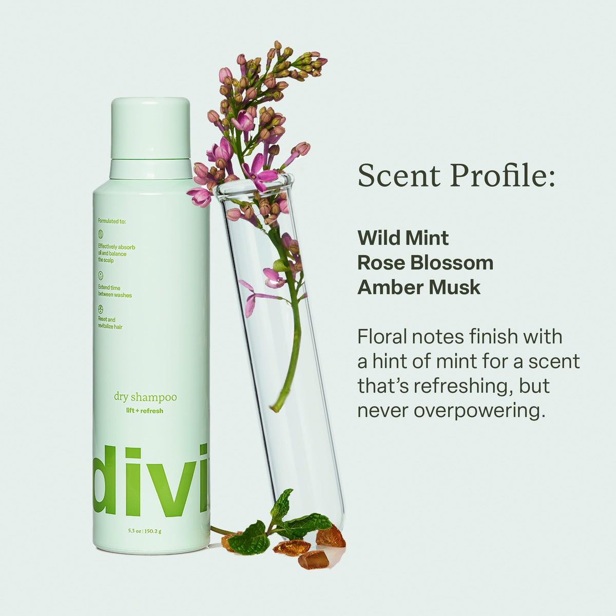divi travel-size held in hand for compact convenience and quick refresh