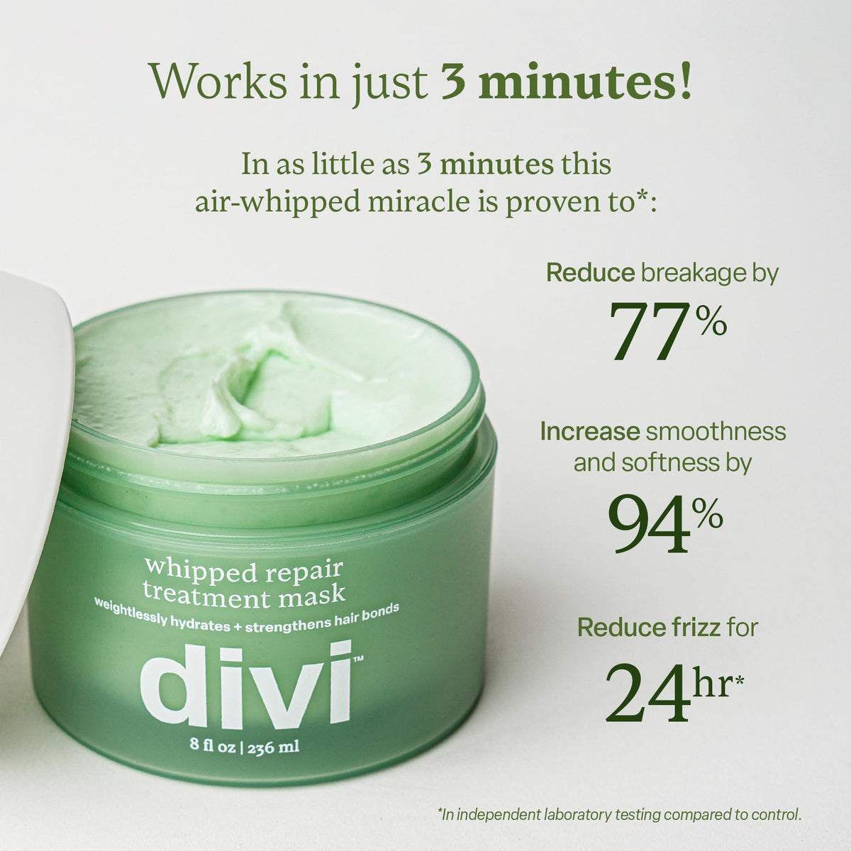 Divi jar label close-up revealing ingredient and usage clarity