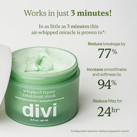 Divi jar label close-up revealing ingredient and usage clarity