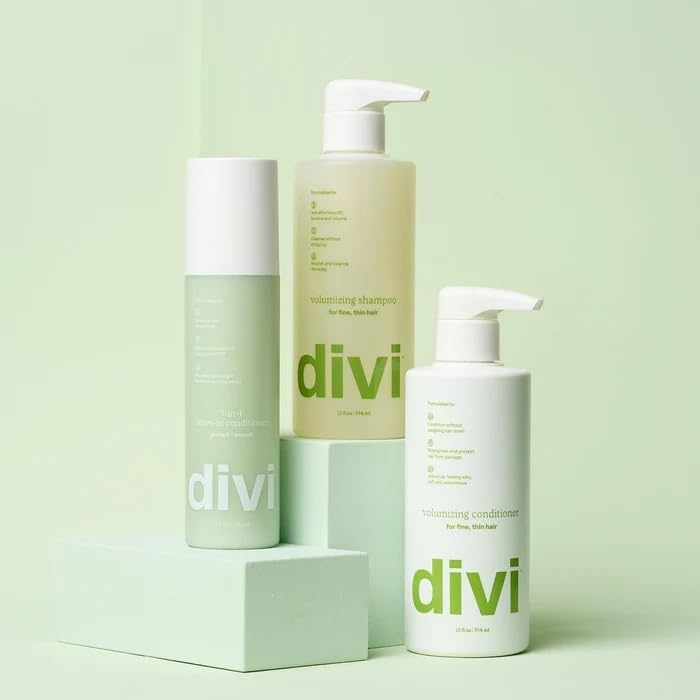 divi leave-in spray mist from hand for detangling and heat protection