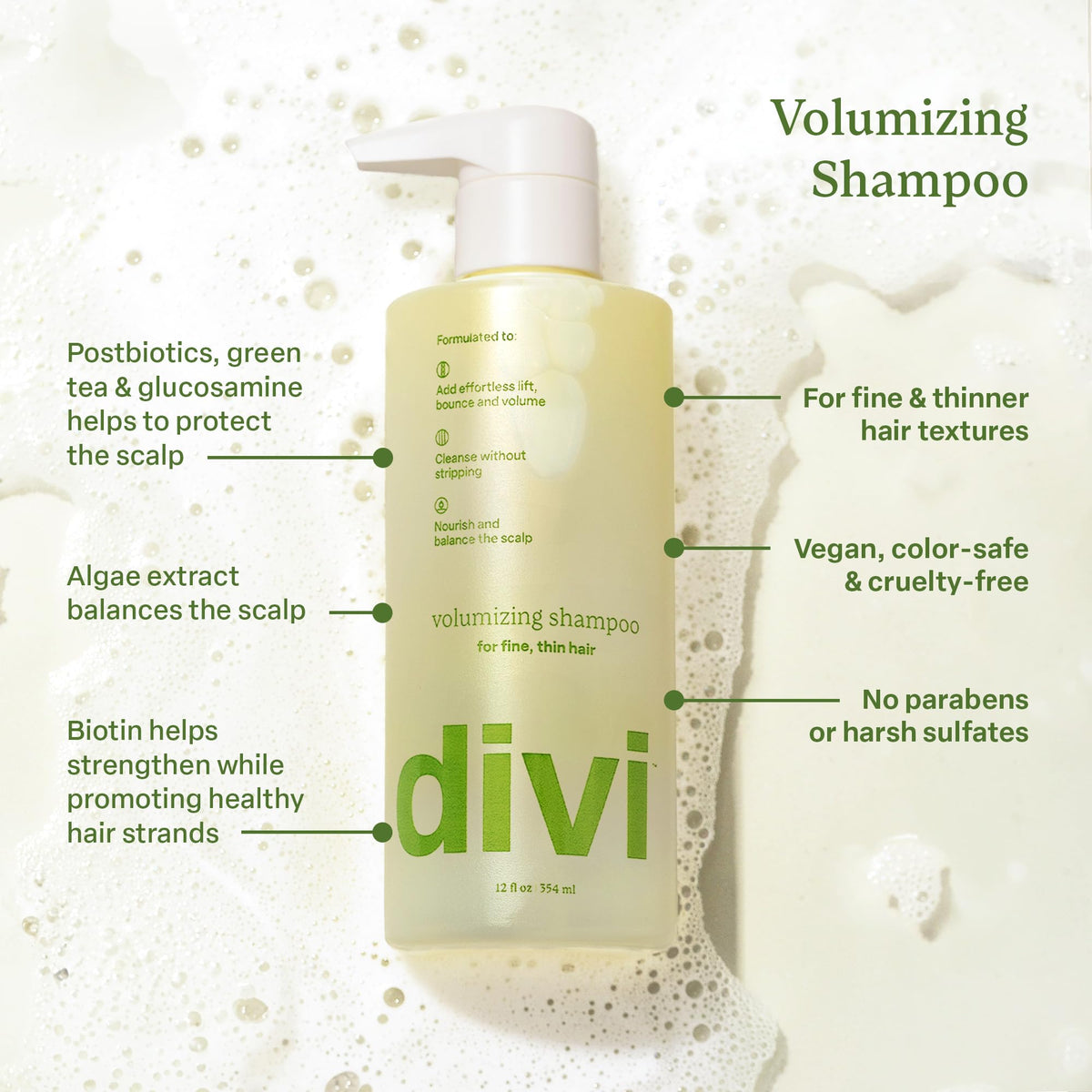 Divi pump close-up highlighting easy dispensing and controlled use