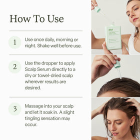 divi scalp serum used with hair extensions demonstrating safe formulation
