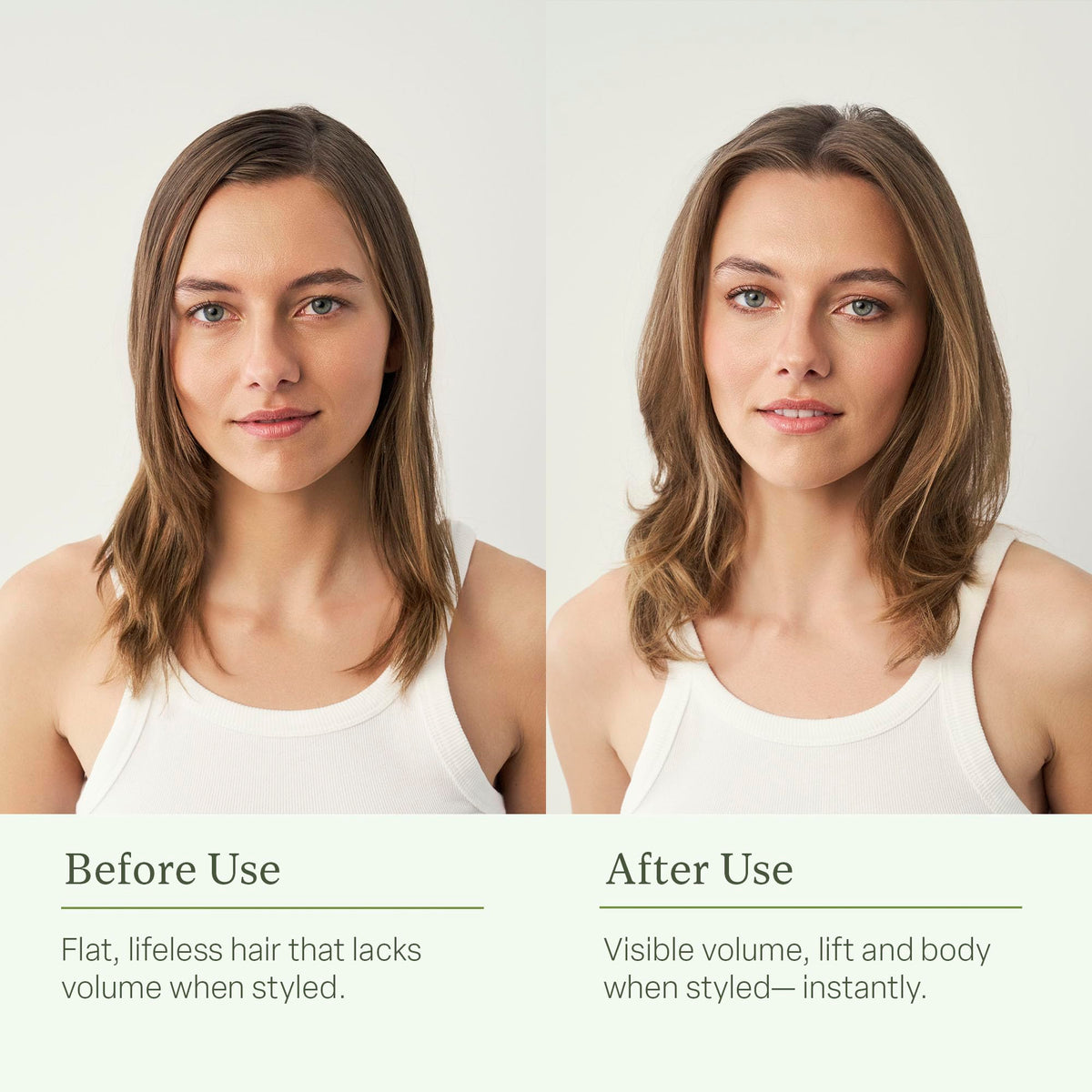 divi cream being used during blow-dry for added root lift
