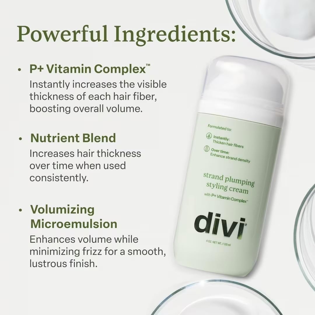 divi ingredient complex graphic highlighting P+ Vitamin Complex benefits