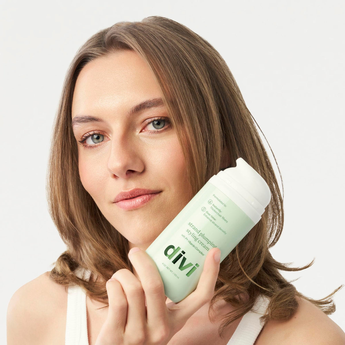 divi on bathroom vanity lifestyle shot suggesting everyday routine