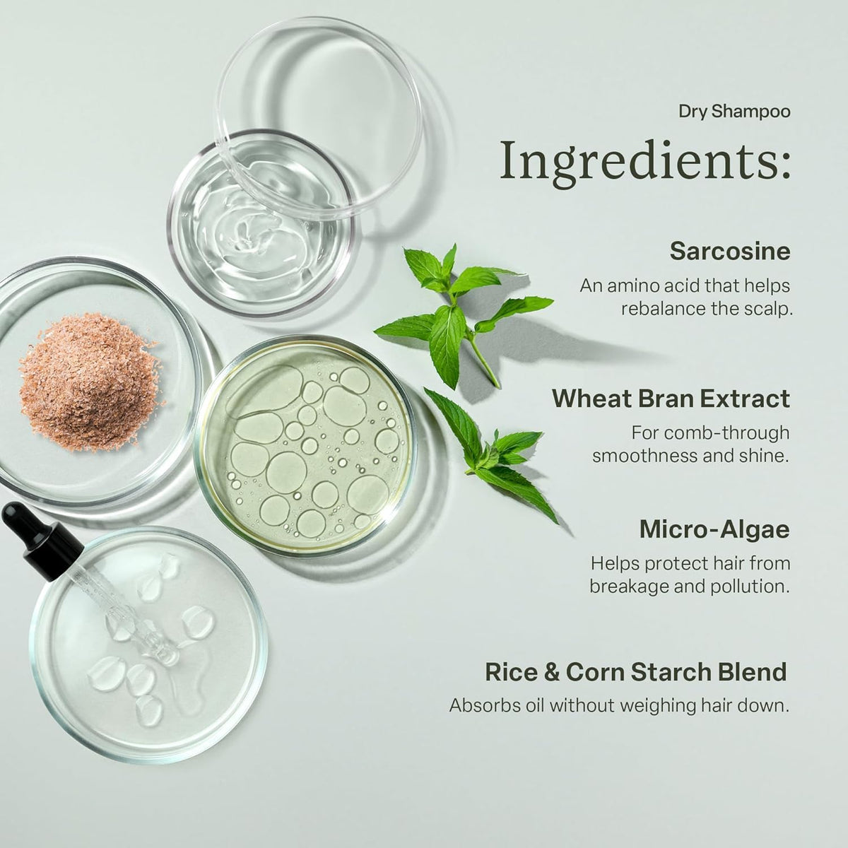 divi texture close-up showing starchy powder for oil absorption and volume