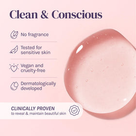 Divine Derriere serum applied on hand demonstrating even spread