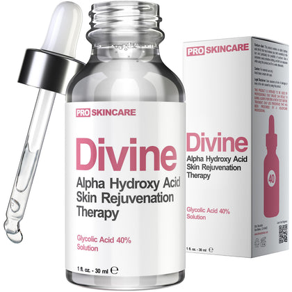Divine Derriere front bottle view showing professional peel and clear labeling benefits