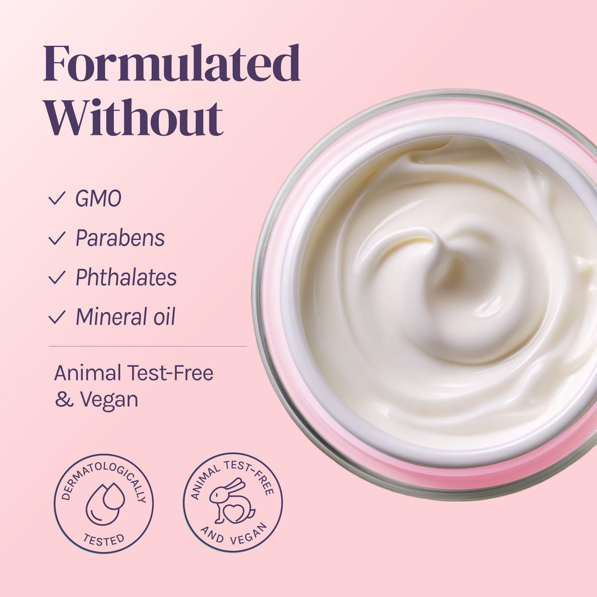 Divine Derriere jar size comparison showing travel-friendly 50ml