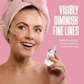 Divine Derriere glycolic liquid texture pouring to show lightweight penetration benefit