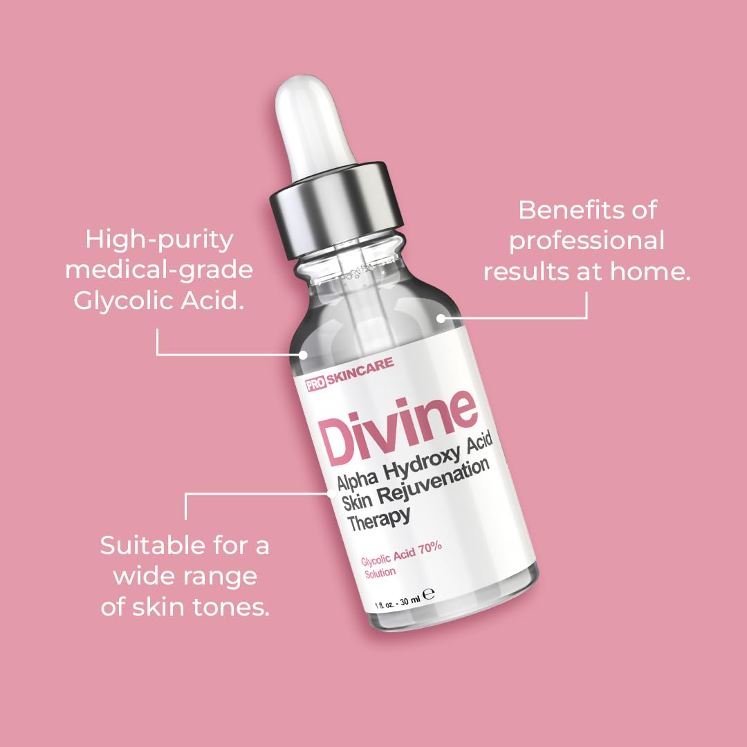 Model wearing Divine Derriere peel demonstrating careful at-home usage and visible exfoliation benefit