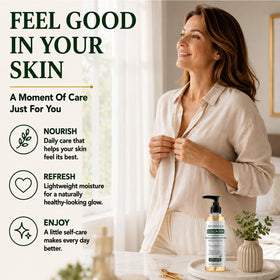 Divinvera on bathroom shelf in lifestyle setting for daily routine