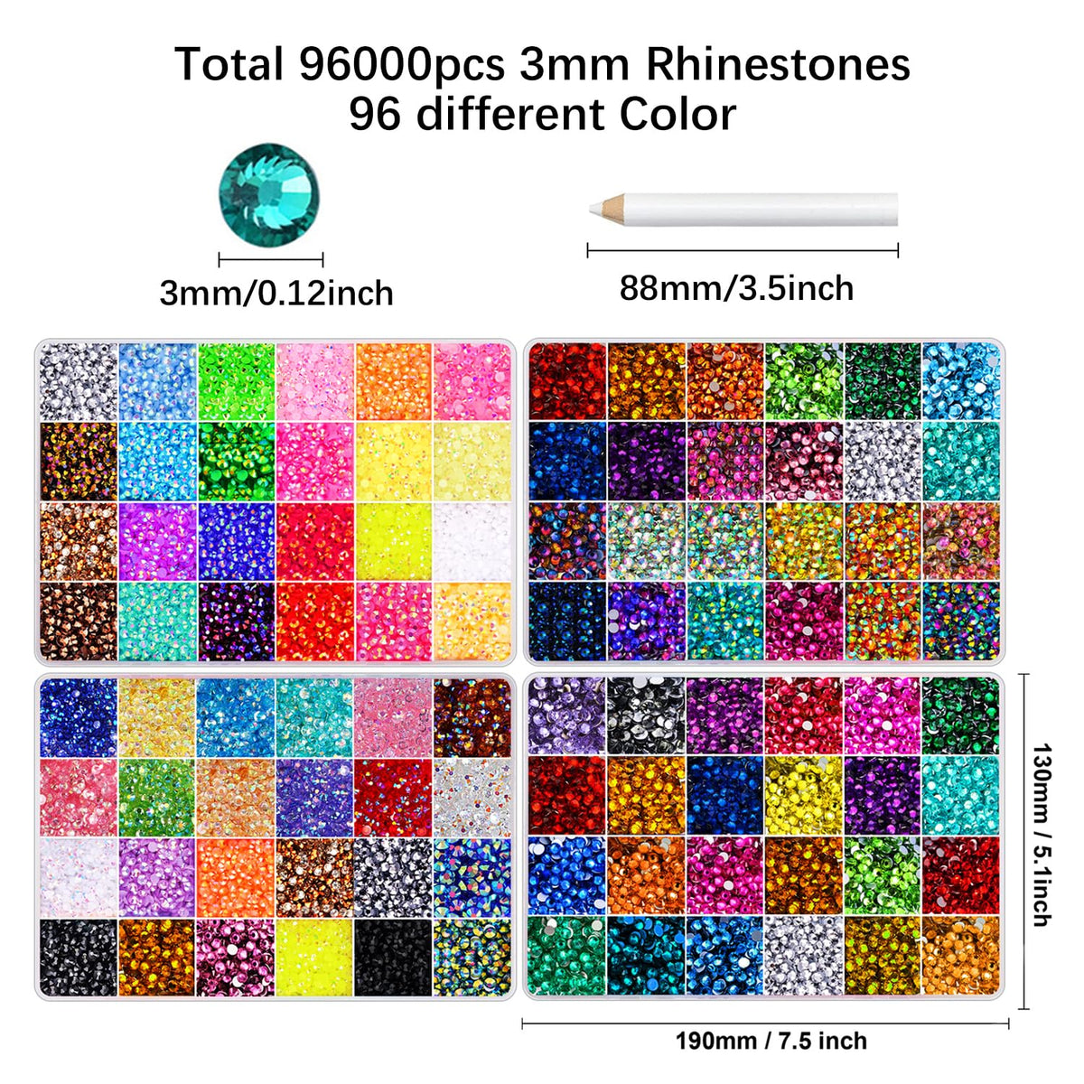 DIYCICO rhinestones adhered to fabric illustrating lightweight sparkle and apparel upgrade
