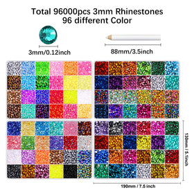 DIYCICO rhinestones adhered to fabric illustrating lightweight sparkle and apparel upgrade