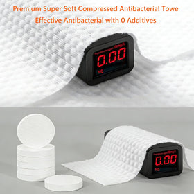 DK-SIMINA warm compress on face illustrating soothing hot towel application and convenience