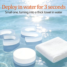 DK-SIMINA towel in hand demonstrating comfortable grip and fast, hygienic single-use benefit