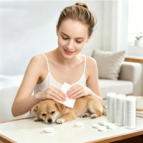 DK-SIMINA towels with dispenser setup for tidy countertop access