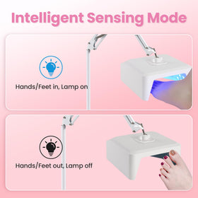 DLITISH charging port and battery display highlighting cordless runtime benefit