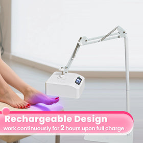 DLITISH detached lamp placed on a table for fingernail curing convenience