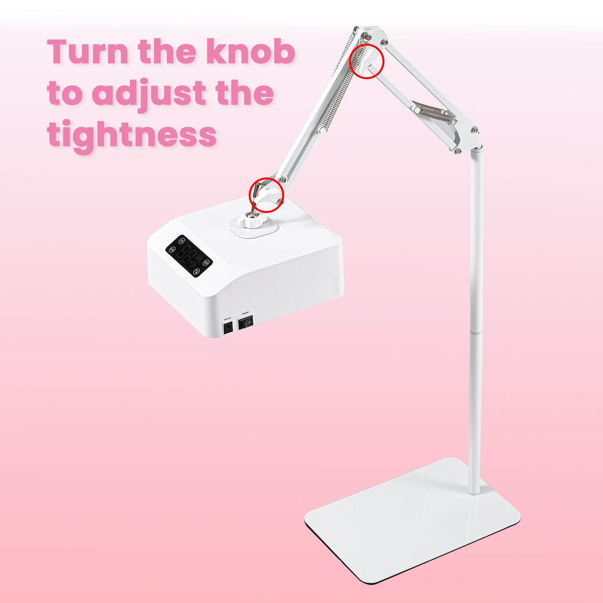 DLITISH salon setup showing lamp in professional environment for versatility