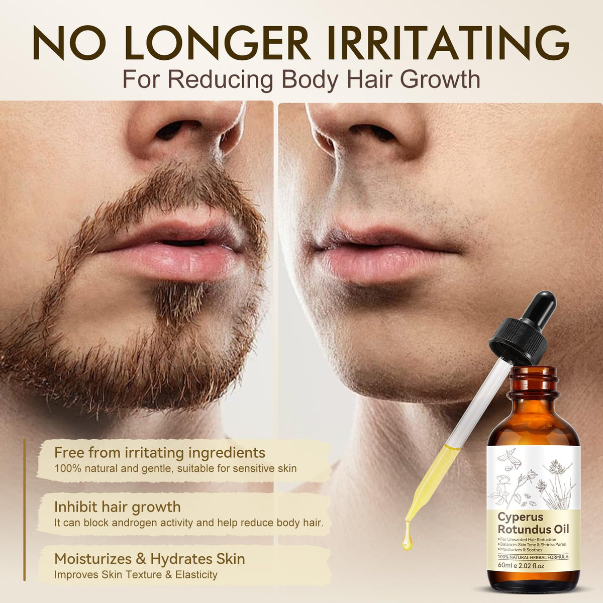 DLOMFVFQ oil applied underarm reducing irritation and soothing skin