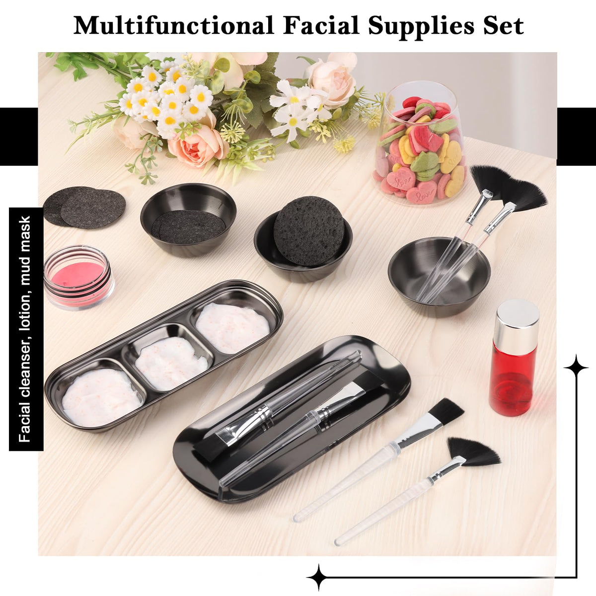DLUGOPIS compressed sponges expanded after soaking, gentle cleansing and soft texture