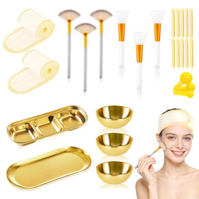 DLUGOPIS front view of full kit showing organized tools and elegant gold finish